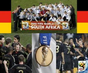 yapboz Almanya, Futbol Dünya Kupası 2010 Güney Afrika 3 Ranked